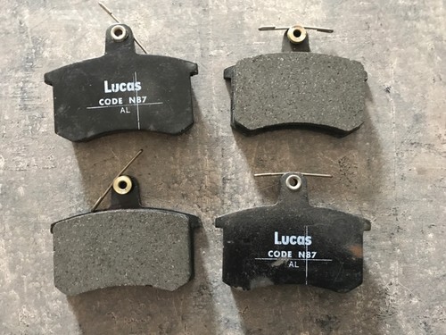 Satz bremsbeläge hinten lucas - bremsbeläge,